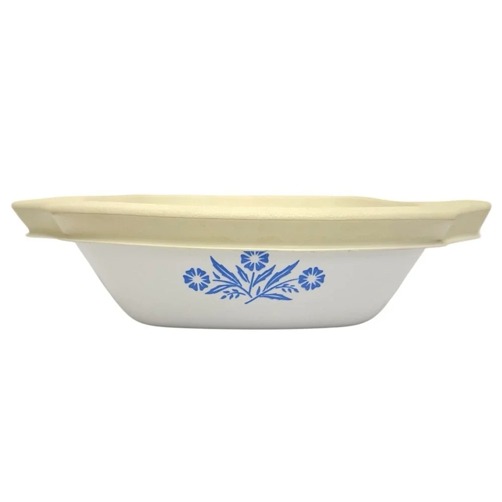 Vintage Corning‎ Ware 14oz P-41-B Petite Casserole Dish w/Lid Blue Cornflower